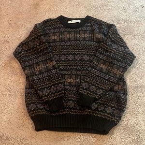 Oversized Vintage Knit Sweater